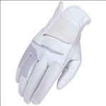 WHITE HERITAGE PRO-COMP RIDING GLOVES HORSE EQUESTRIAN