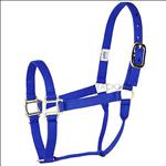 HILASON VINTAGE 1 INCH YEARLING SMALL HORSE SIZE FLAT NYLON HORSE HALTER