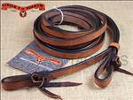 CIRCLE Y GOLDEN HARNESS WESTERN HORSE TACK LEATHER SPLIT REIN