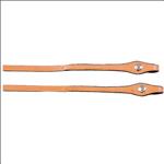 CIRCEL Y ULTRA LITE TACK 5/8IN X 7FT LEATHER SPLIT HORSE REIN FLARE AT BIT