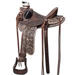 HILASON BIG KING SERIES WESTERN WADE RANCH ROPING COWBOY TRAIL SADDLE