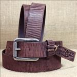 JUSTIN BENT RAIL SANDED 15/8  BROWN BOMBER WESTERN LATIGO LEATHER MENS BELT