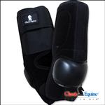 BLACK CLASSIC EQUINE NEOPRENE TACK HORSE SKID BOOT