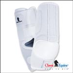 WHITE CLASSIC EQUINE NEOPRENE TACK HORSE SKID BOOT