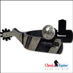 LARGE CLASSIC EQUINE SPUR COWBOY SERIES SPUR 1 INCH BAND WITH CHAP GUARD