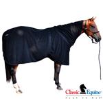 CLASSIC EQUINE PREMIUM POLAR 380GSM HORSE FLEECE COOLAR BLACK