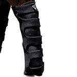 PROFESSIONAL CHOICE SIX ELASTIC POCKET HORSE LEG ICE BOOTS BLACK