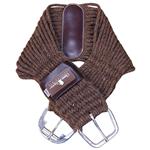 CLASSIC EQUINE TACK HORSE ROPER ALPACA FIBER BROWN DURABLE CINCH GIRTH