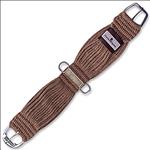 CLASSIC EQUINE HORSE TACK ALPACA BROWN FIBER 31 STRAND STRAIGHT CINCH GIRTH