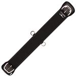 CLASSIC EQUINE FEATHER FLEX SOFT NEOPRENE HORSE STRAIGHT CINCH GIRTH BLACK