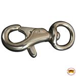HILASON NEW BRASS PLATED MALLEABLE IRON BUFFALO SNAP TACK HORSE