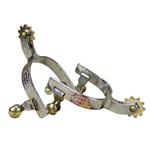 HILASON CHROME PLATED MALLEABLE IRON YOUTH SPURS ENGRAVED BAND