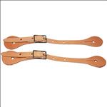 U-HILASON RUSSET LATIGO LEATHER KID SPUR STRAPS WESTERN TACK