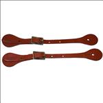 HILASON DARK TAN LATIGO LEATHER KID SPUR STRAPS WESTERN TACK