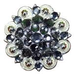BLACK DAIMOND CRYSTALS BERRY CONCHO RHINESTONE HEADSTALL SADDLE