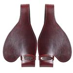 HILASON REPLACEMENT SHORT FENDERS MAHOGANY TREELESS WESTERN SADDLE YOUTH