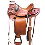 WD085TK HILASON BIG KING WESTERN WADE RANCH ROPING COWBOY TRAIL SADDLE 15 16 17