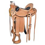 WD HILASON BIG KING SERIES WESTERN WADE RANCH ROPING COWBOY HORSE SADDLE 15  16 