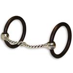 PROFESSIONAL CHOICE BOB AVILA COPPER SWEET IRON TWIST MOUTH SNAFFLE HORSE BIT