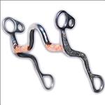 PROFESSIONAL CHOICE BOB AVILA LEAF SHANK MEDIUM PORT COPPER BARS HORSE BIT