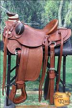 HILASON BIG KING SERIES WESTERN WADE RANCH ROPING COWBOY TRAIL HORSE SADDLE