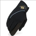 HERITAGE COMPETITION HORSE RIDING GLOVE LYCRA NYLON LEATHER