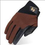  HERITAGE MARATHON DRIVING HORSE RIDING EQUESTRIAN GLOVE BROWN/BLACK