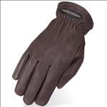 DEERSKIN WINTER TRAIL GLOVE CHOCOLATE