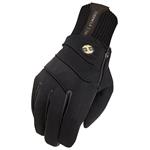 HERITAGE EXTREME WINTER HORSE RIDING EQUESTRIAN GLOVE BLACK