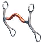 WEAVER ALL PURPOSE HORSE CURB BIT MEDIUM PORT COPPER MOUTHPIECE