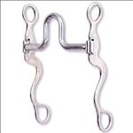 CLASSIC EQUINE PERFORMANCE SERIES HORSE BIT CALVARY CHEEKS PORTED SHANK