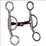 HILASON SWEET IRON DOG BONE LOOSE CHEEK SNAFFLE MOUTH HORSE BIT