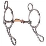 HILASON STAINLESS STEEL HORSE GAG BIT SWEET IRON TWIST DOGBONE 5-1/8  MOUTH