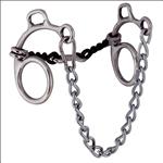HILASON STAINLESS STEEL HORSE GAG BIT SWEET IRON TWIST DOGBONE 5-1/8  MOUTH