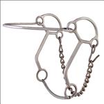 HILASON STAINLESS STEEL IRON NOSE HACKAMORE HORSE BIT