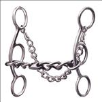PROFESSIONAL CHOICE TACK HORSE FUTURITY BIT 5.5  CHAIN SHANK HORSE MOUTH