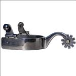 PROFESSIONAL CHOICE HORSE TACK POLISHED STEEL TRAINERS COWBOY SPUR