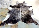 S032 HILASON HAIR ON LEATHER PURE BRAZILIAN COWHIDE SKIN RUG CARPET EXOTIC LIGHT