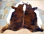 S45 HILASON HAIR ON LEATHER PURE BRAZILIAN COWHIDE SKIN RUG CARPET EXOTIC MEDIUM