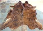 S49 HILASON HAIR ON LEATHER PURE BRAZILIAN COWHIDE SKIN RUG CARPET EXOTIC MEDIUM