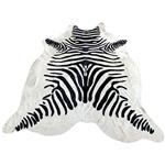 S1054 HAIR ON LEATHER PURE BRAZILIAN COWHIDE SKIN RUG CARPET ZEBRA