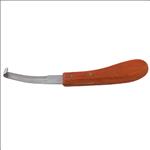 HILASON STAINLESS STEEL WOODEN HANDLE HOOF KNIFE DOUBLE EDGED