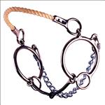 RING COMBINATION ROPE NOSE HACKAMORE HORSE BIT SWEET IRON BRADOON SNAFFLE