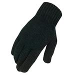 CHENILLE KNIT GLOVE BLACK