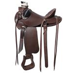 WD085DB HILASON BIG KING WESTERN WADE RANCH ROPING COWBOY TRAIL SADDLE 15 16 17