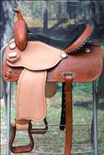 OC717ST HILASON WESTERN BARREL RACING TRAIL PLEASURE HORSE lEATHER SADDLE