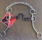 8  REINSMAN MOLLY POWELL RATE TURN LARGE SWEET IRON PORTED CHAIN HORSE MOUTH BIT