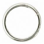 1-1/4 HILASON WESTERN TACK HORSE SADDLE REPAIR NICKEL PLATED STEEL WIRE RING