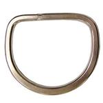 2  HILASON STAINLESS STEEL HORSE WESTERN TACK FLAT RIGGING DEE RING