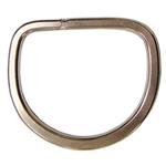 3-1/2  HILASON STAINLESS STEEL FLAT RIGGING DEE HORSE WESTERN TACK